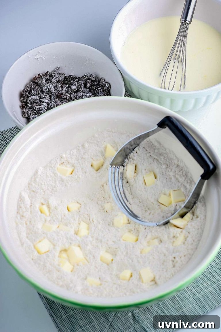 Traditional Irish Soda Bread Recipe for Homemade Loaves 4 cutting butter into the dry ingredients
