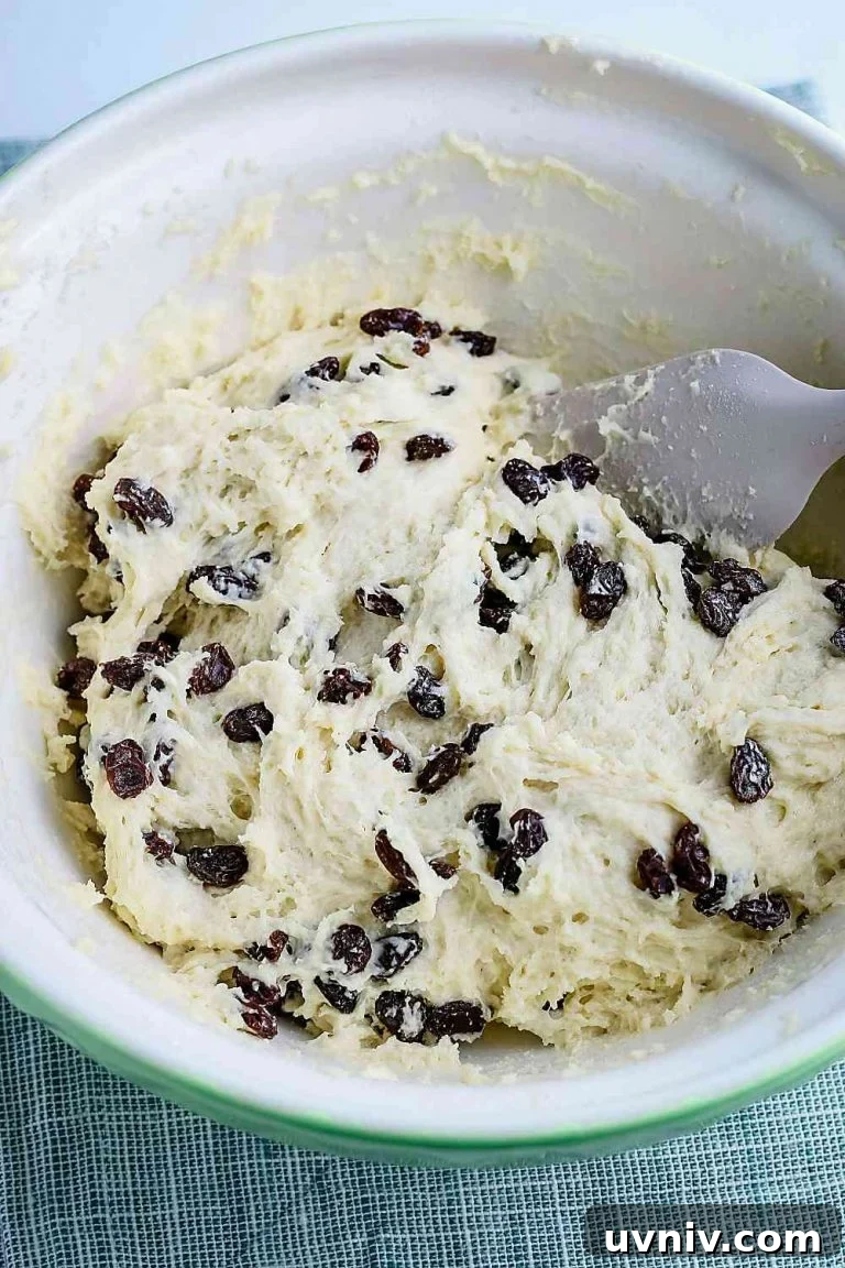 Traditional Irish Soda Bread Recipe for Homemade Loaves 5 Mixing the dough for soda bread