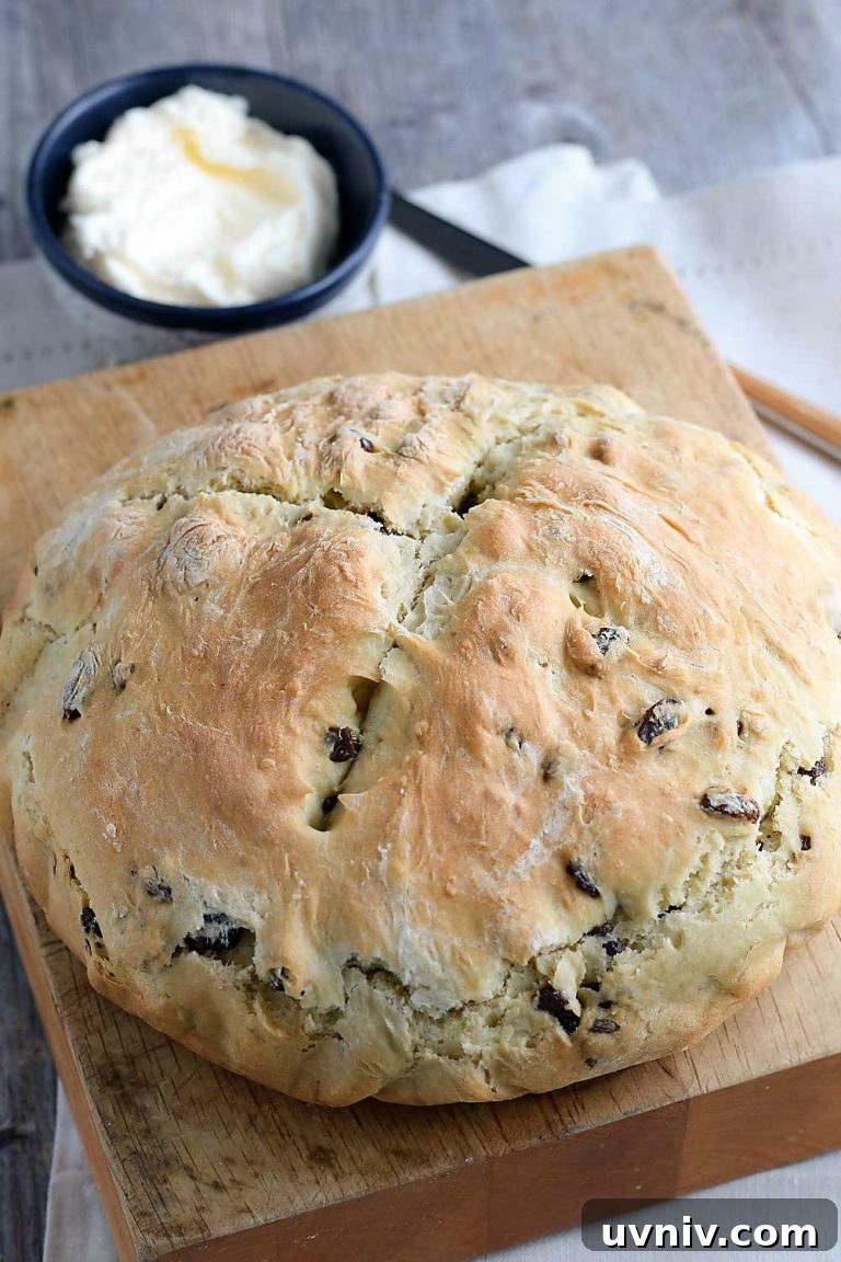 Traditional Irish Soda Bread Recipe for Homemade Loaves 7 load of soda bread on a cutting board