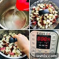 Creamy Loaded Potato Salad Made in the Instant Pot 17 pressure cook potatoes