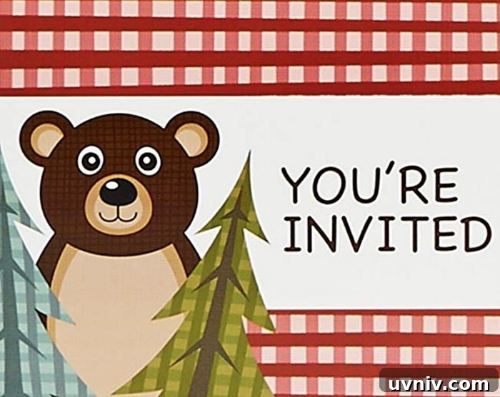 Camping birthday party invitations. Camping Birthday Party Ideas