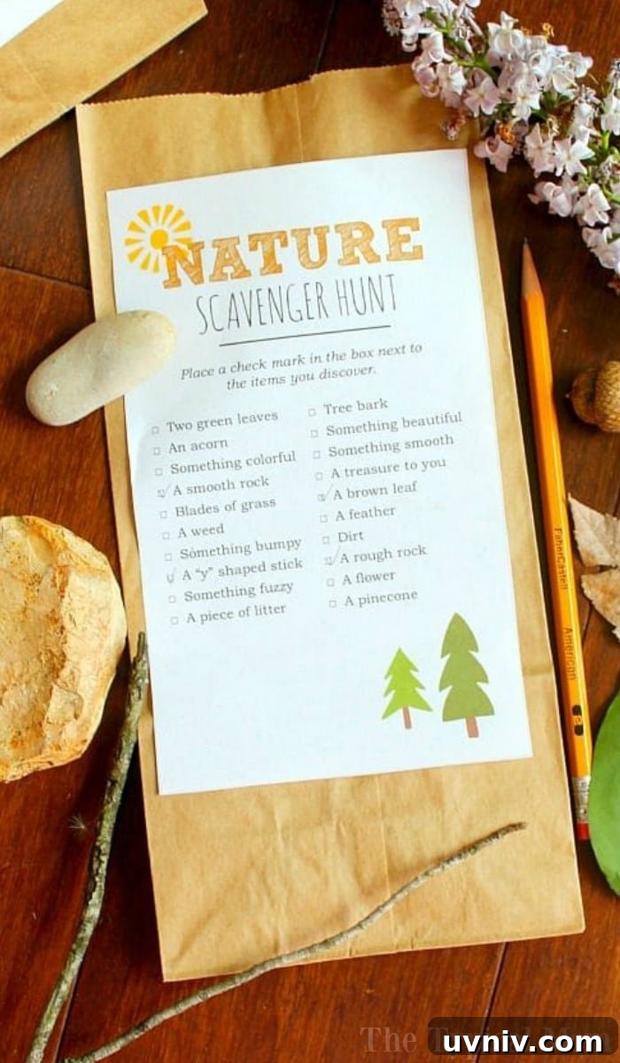 Camping birthday party ideas printables camping scavenger hunt