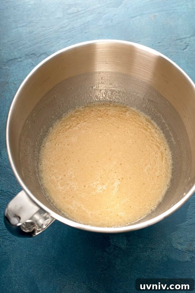 eggs, coffee, buttermilk, oil, and vanilla in a mixing bowl