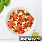 Watermelon and feta salad