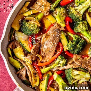 Skillet Skirt Steak Stir-Fry with Tangy Sauce in One Pan 15 Saucy Skirt Steak Stir Fry - Olivia Adriance