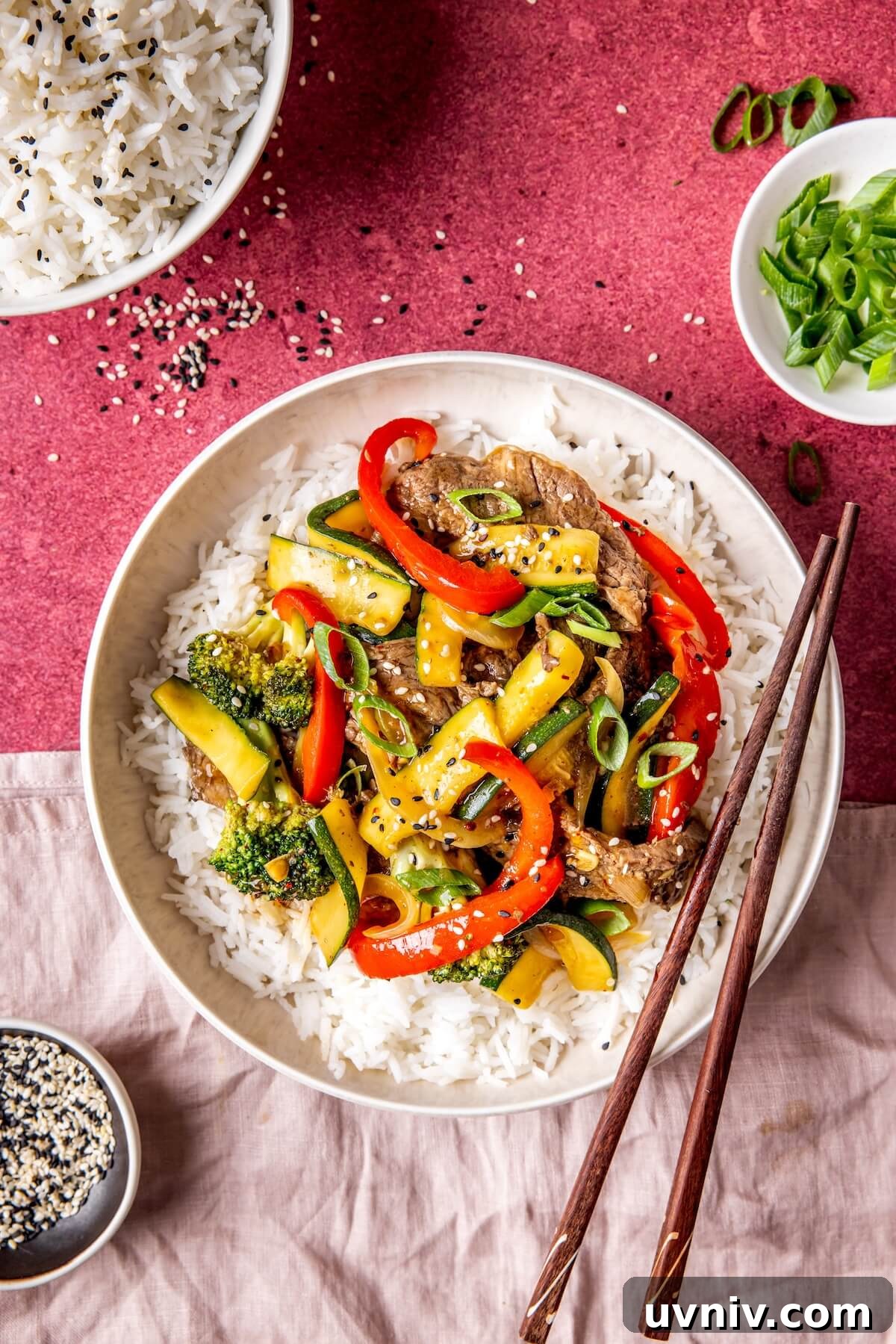 Skillet Skirt Steak Stir-Fry with Tangy Sauce in One Pan 4 Saucy Skirt Steak Stir Fry - Olivia Adriance