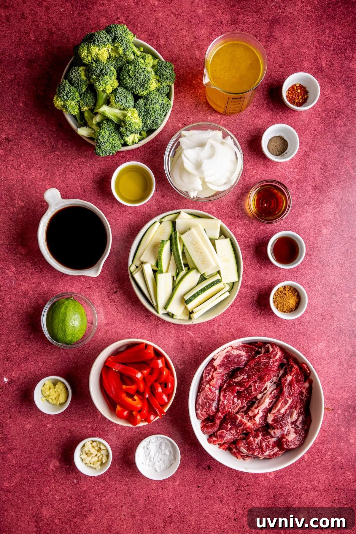 Skillet Skirt Steak Stir-Fry with Tangy Sauce in One Pan 6 Saucy Skirt Steak Stir Fry Ingredients - Olivia Adriance