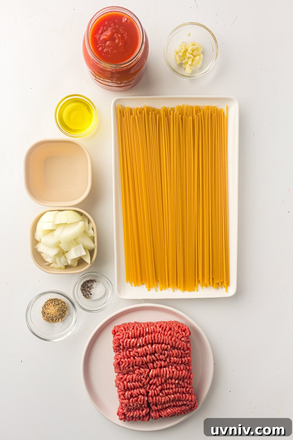 Instant Pot Spaghetti with Savory Meat Sauce 3 Ingredients to make spaghetti with meat sauce in the Instant Pot.