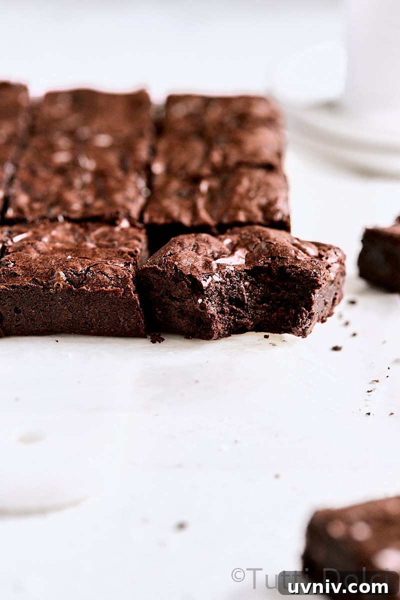 Ultra-Fudgy Crinkle Brownies: Gooey Chocolate Brownie Recipe 4 Ultimate Crinkle Brownies
