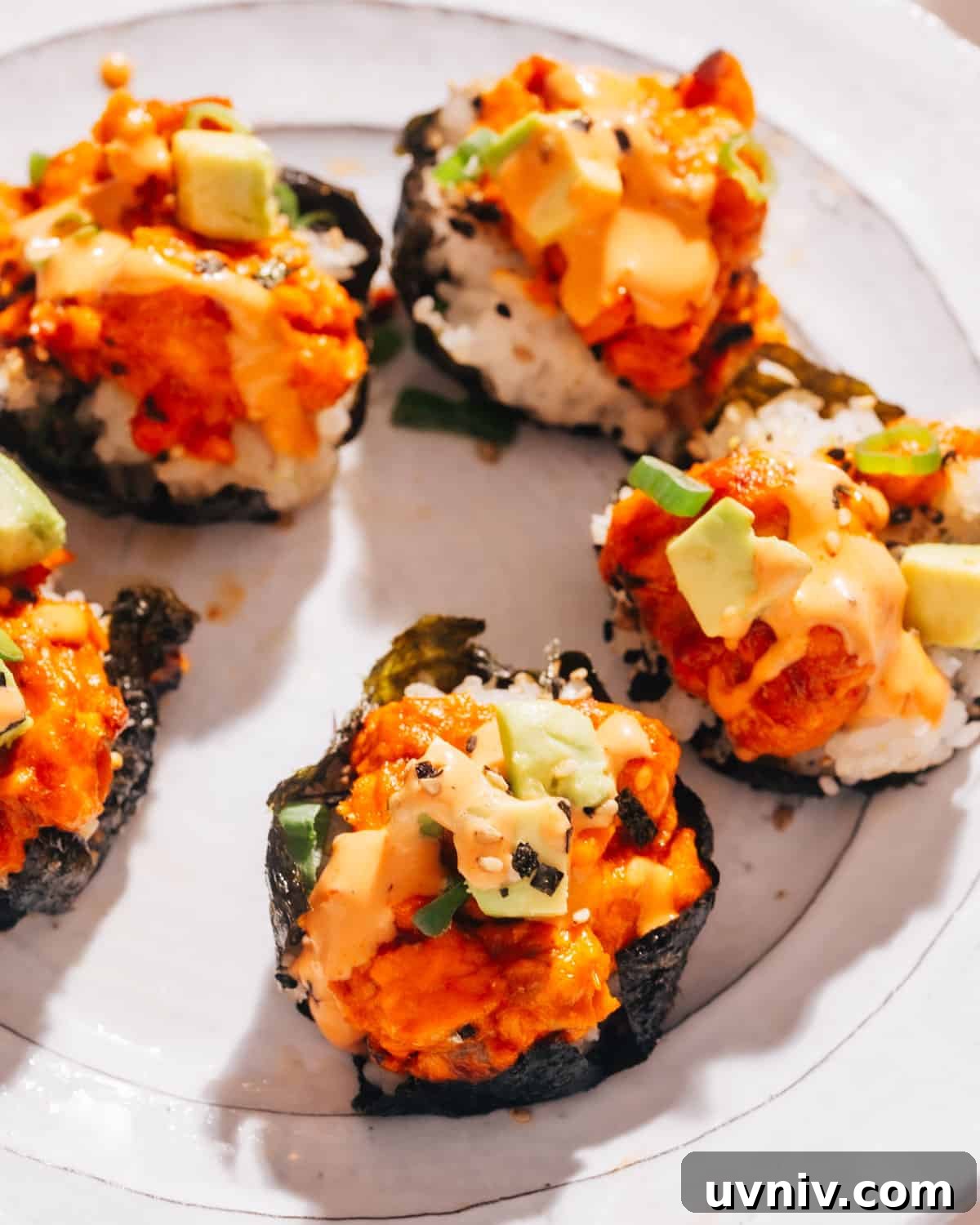 3-Ingredient Spicy Mayo for Sushi — Simple Recipe & Uses 2 Baked Salmon Rice Muffins with Spicy Mayo for Sushi