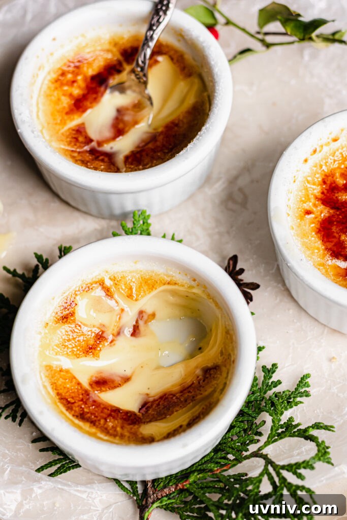Eggnog Crème Brûlée Recipe: Silky Custard with Caramelized Top 13 Serving photo