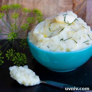 Creamy Garlic and Dill Mashed Cauliflower made in the Instant Pot 7 img 367 7