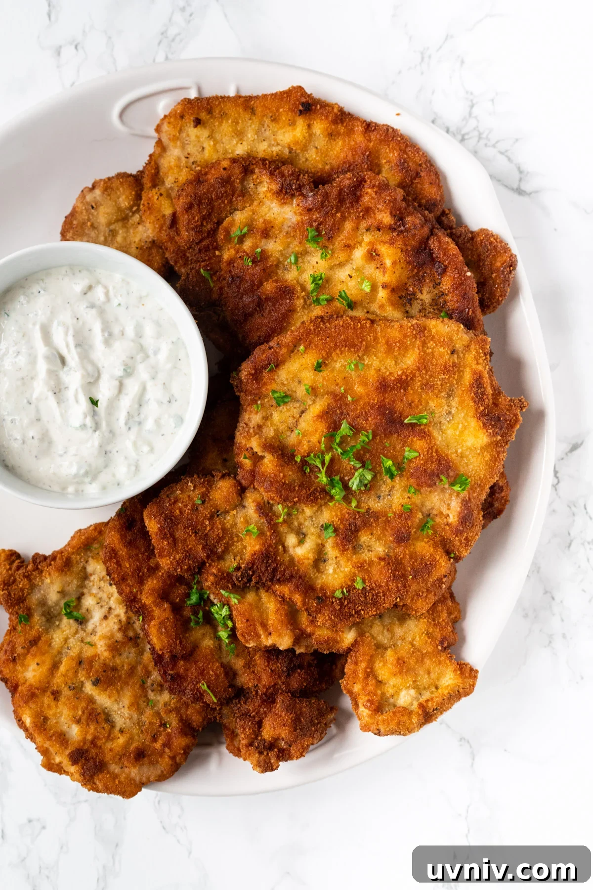 Crispy Pork Schnitzel Recipe with Lemon Butter Sauce 6 img 3718 5