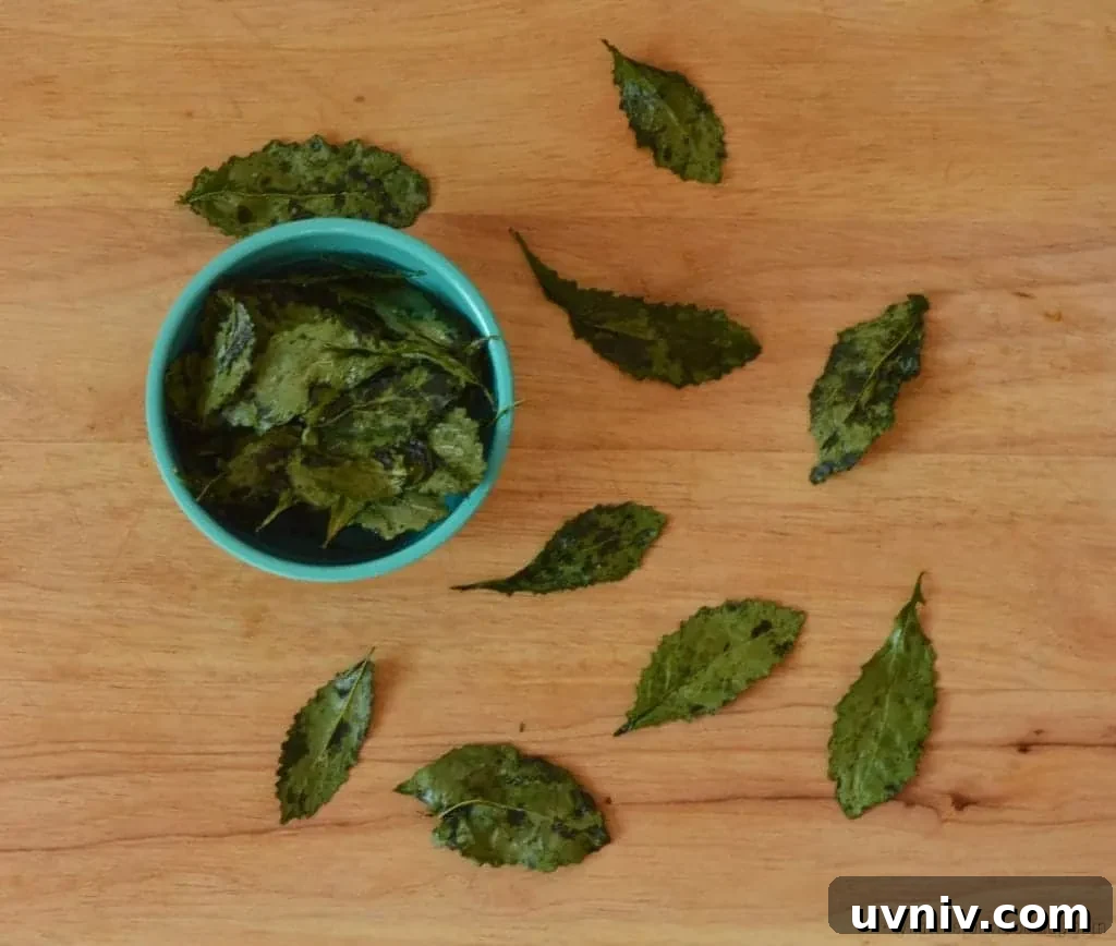 Baby Kale Chips from What The Fork Food Blog