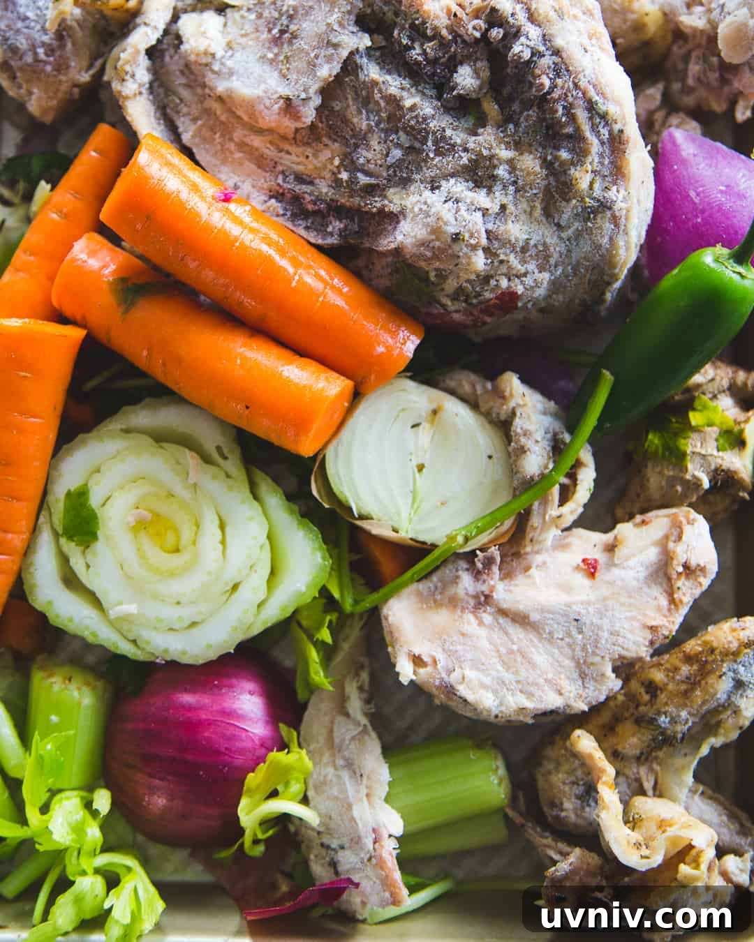 Homemade Bone Broth Recipe for Whole30 and Paleo Diets 4 Homemade Chicken Bone Broth Whole30 Paleo Primal Gourmet Easy