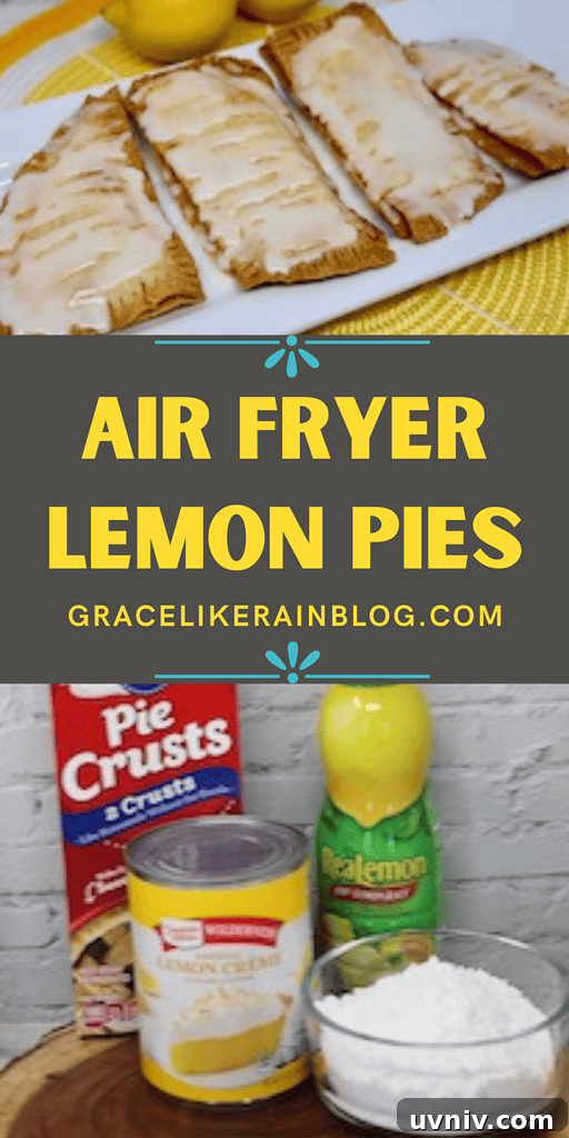Crispy Lemon Mini Pies Made in an Air Fryer 7 Air Fryer Lemon Hand Pies