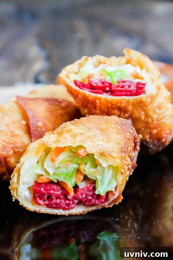 19 Irish-Inspired Recipes to Try This St. Patrick’s Day 21 Irish Egg Rolls with Parsley Cream Sauce cut open