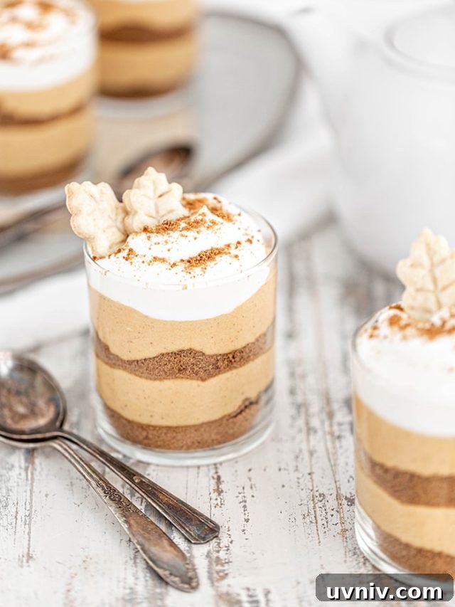 No-Bake Pumpkin Cheesecake Jars