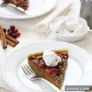 cranberry pecan pumpkin tart