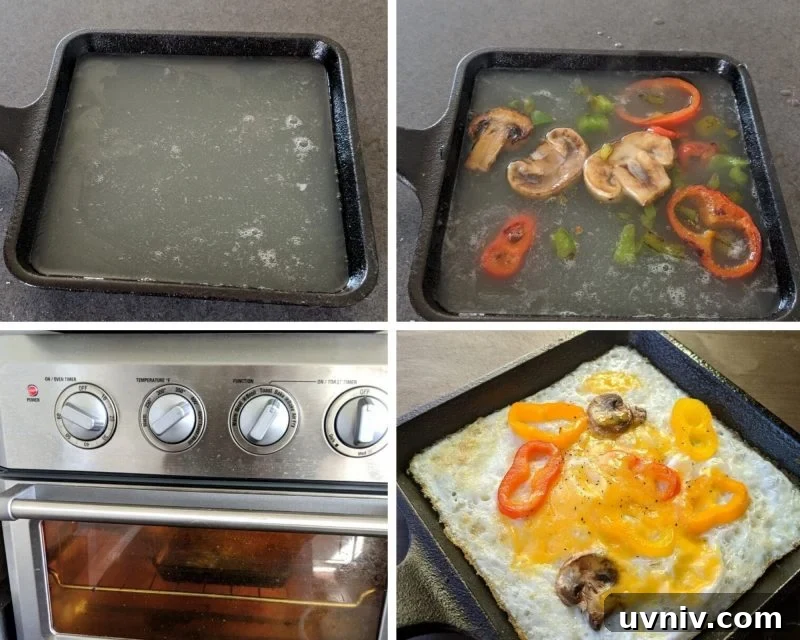 5-Minute Egg White Frittata Recipe for Quick Protein Breakfast 3 steps to making a quick egg white frittata