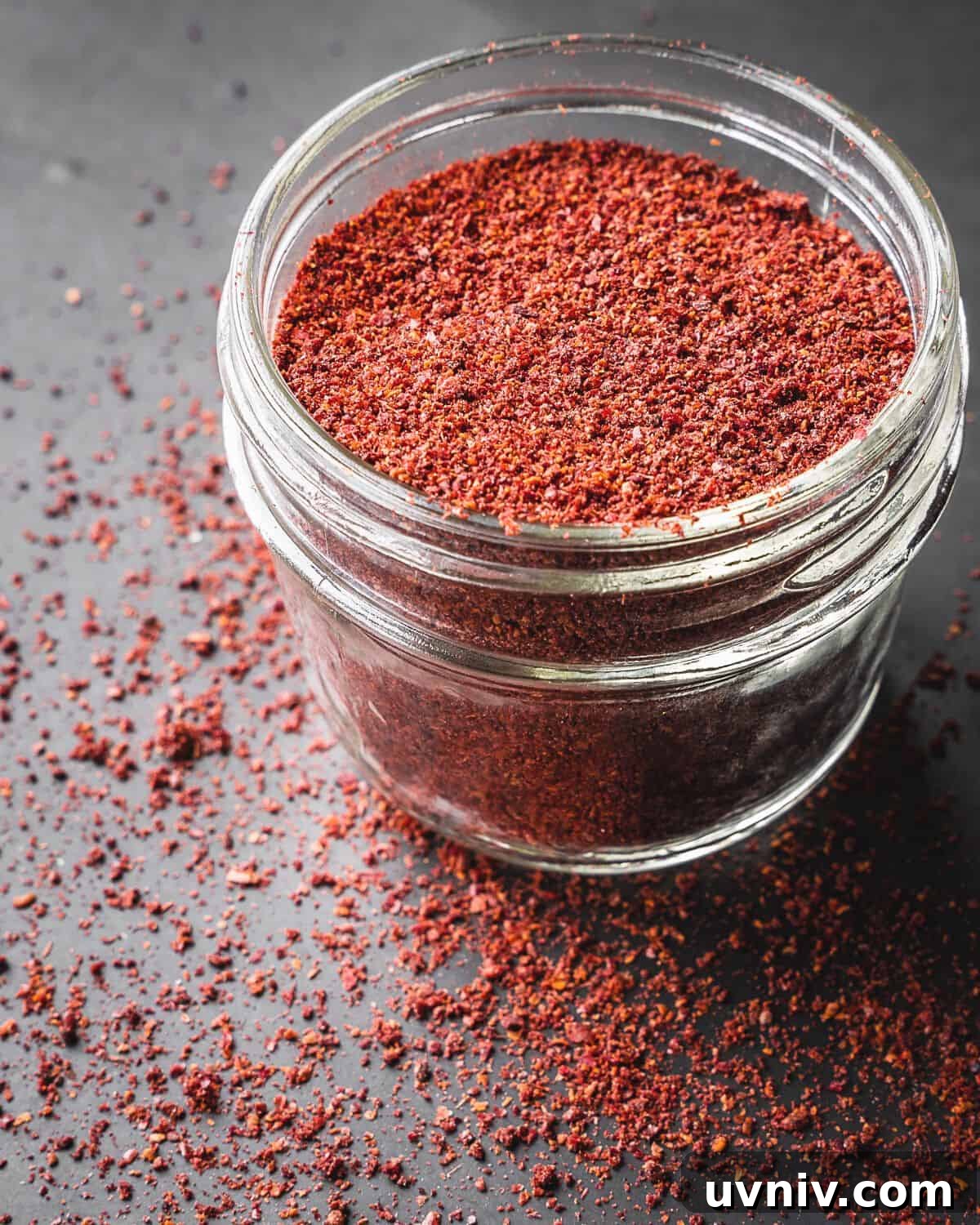 Sumac: Uses, Recipes, and the Spice’s Story 5 Sumac spice in an open mason jar.