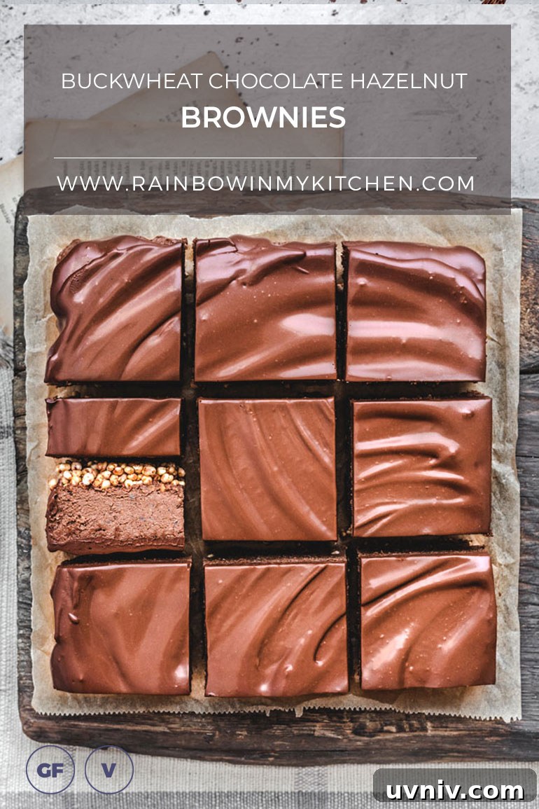 Buckwheat Chocolate Hazelnut Brownies Recipe (Gluten-Free) 4 Buckwheat Chocolate Hazelnut Brownies