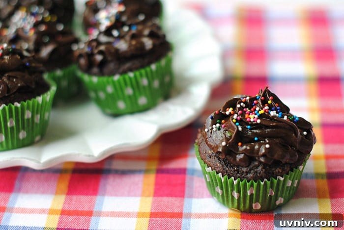 Chocolate Zucchini Cupcakes with Creamy Avocado Frosting 3 1