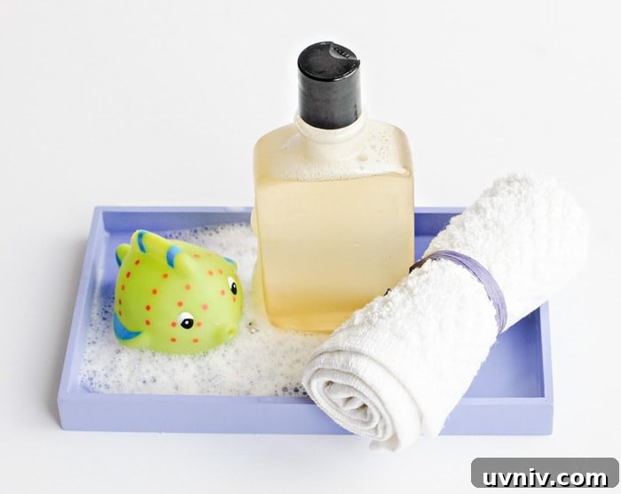 DIY natural bubble bath recipe