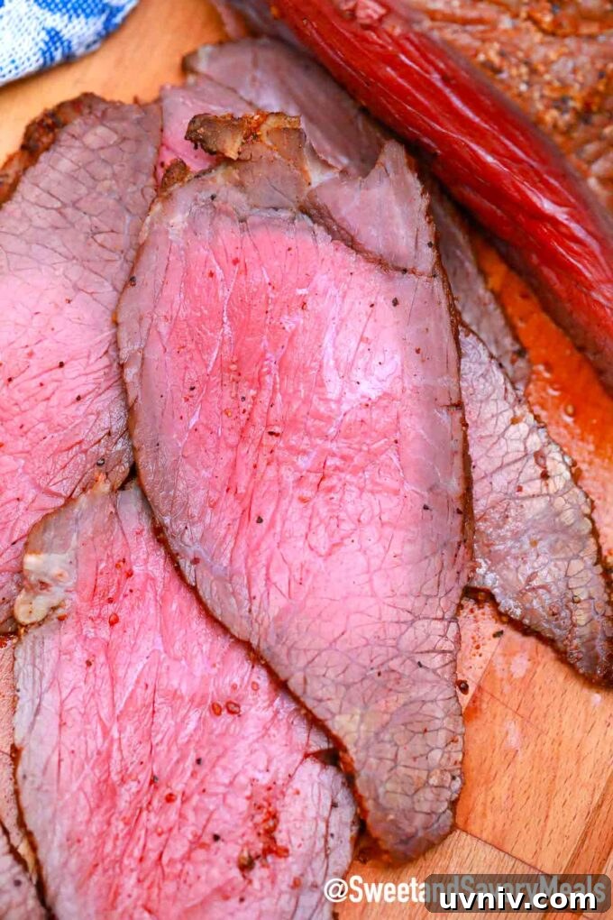 How to Make Classic Homemade Pastrami: Step-by-Step Recipe 5 sliced homemade pastrami