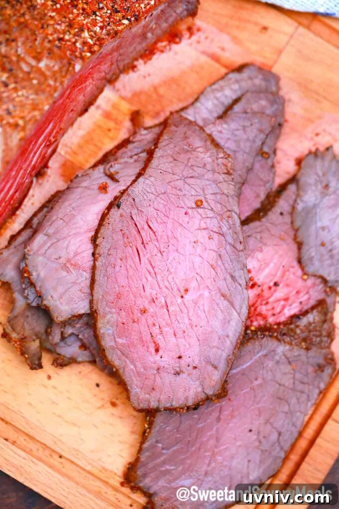 How to Make Classic Homemade Pastrami: Step-by-Step Recipe 7 sliced pastrami