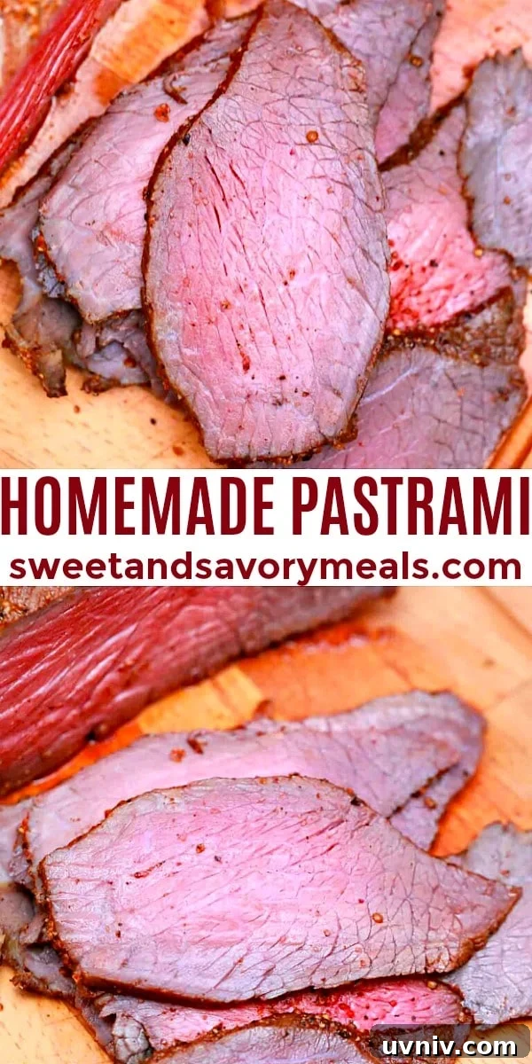 How to Make Classic Homemade Pastrami: Step-by-Step Recipe 9 easy homemade pastrami pin