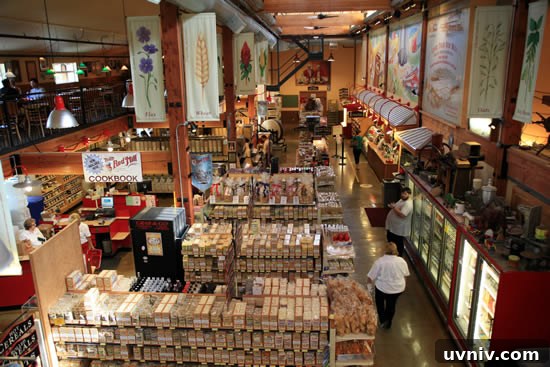 Inside the Bob's Red Mill Store Inside the Bob's Red Mill Store