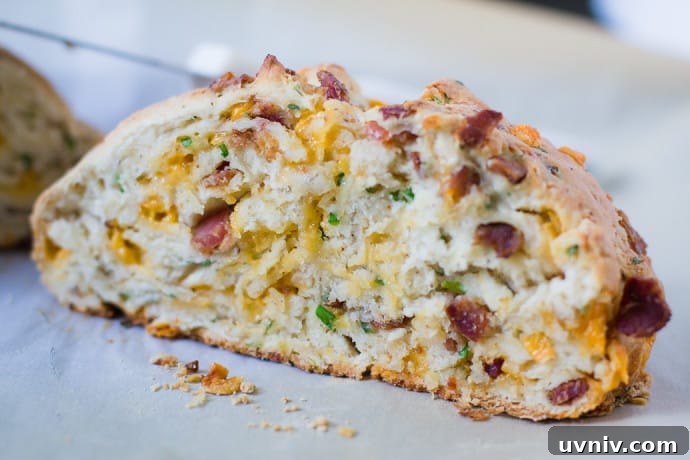 Bacon Cheddar Chive Bread-6
