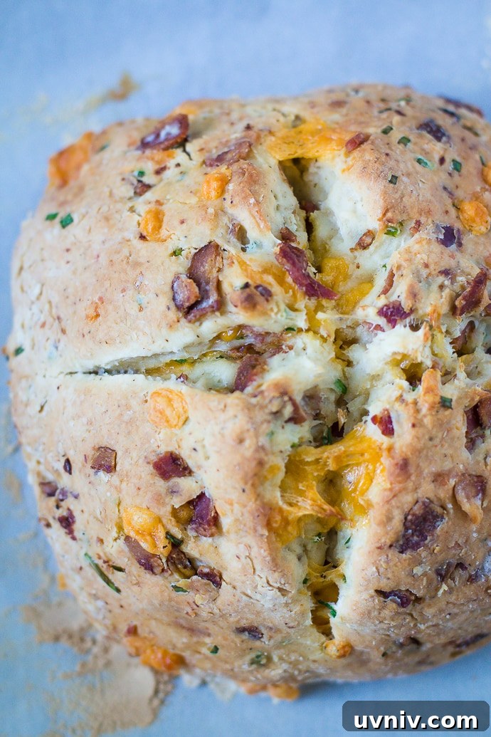 Bacon Cheddar Chive Bread-4