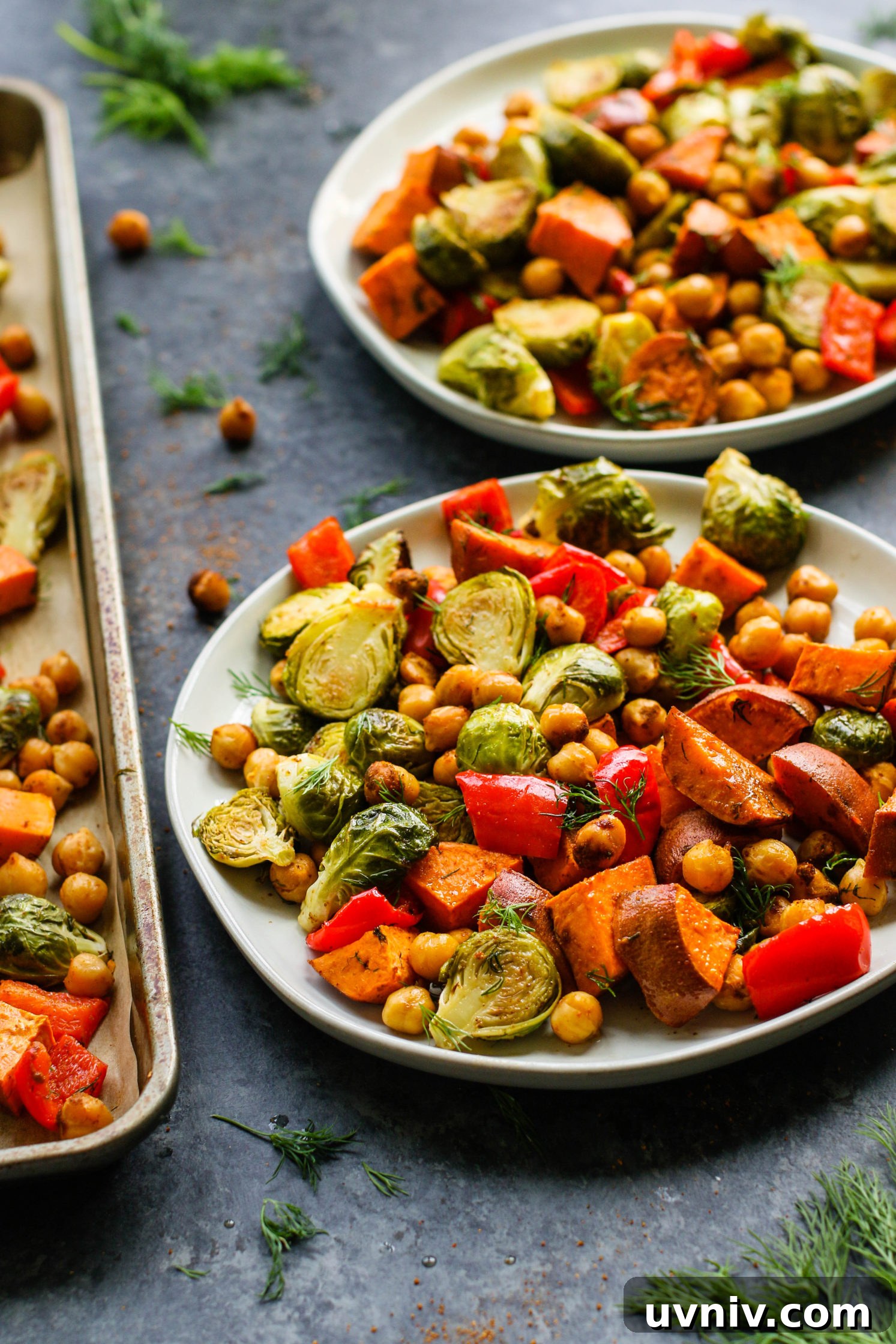 Sweet Potato & Chickpea Bake by Flora & Vino