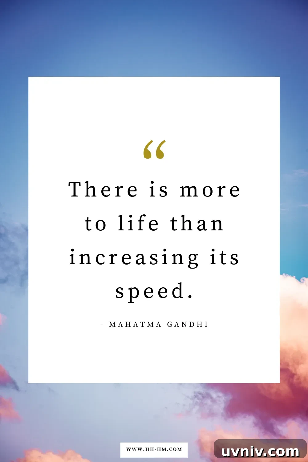 170+ Short Inspirational Quotes About Life for Daily Motivation 24 "There is more to life than increasing its speed." — Mahatma Gandhi | short life quotes to live by | inspirational quotes about life