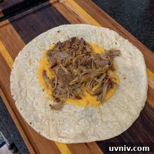 Crunchwrap Supreme with Pulled Pork: Copycat Recipe & Tips 15 tortilla, queso, and pulled pork for pulled pork crunch wrap