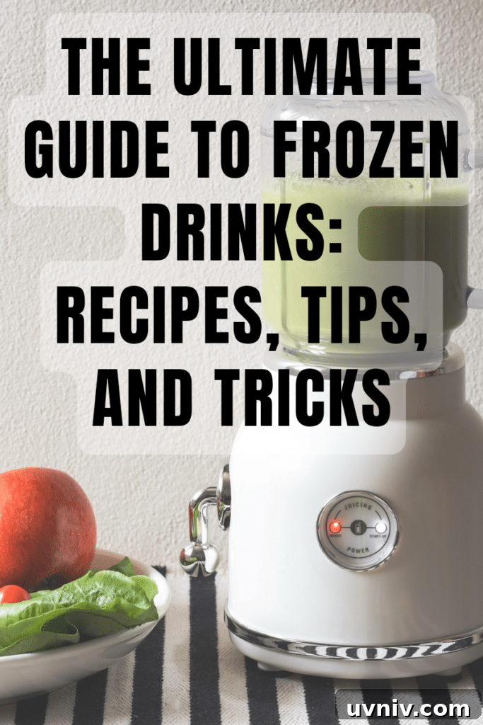 Front view of white vintage blender or smoothie maker with a plate of vegetables, tomatoes and apples.