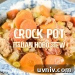 Top Newsletter Recipes: Issue 632 Favorites 5 Crock Pot Italian Hobo Stew is an easy filling soup to throw in your slow cooker for the day. (Recipes That Crock Reader Submitted)