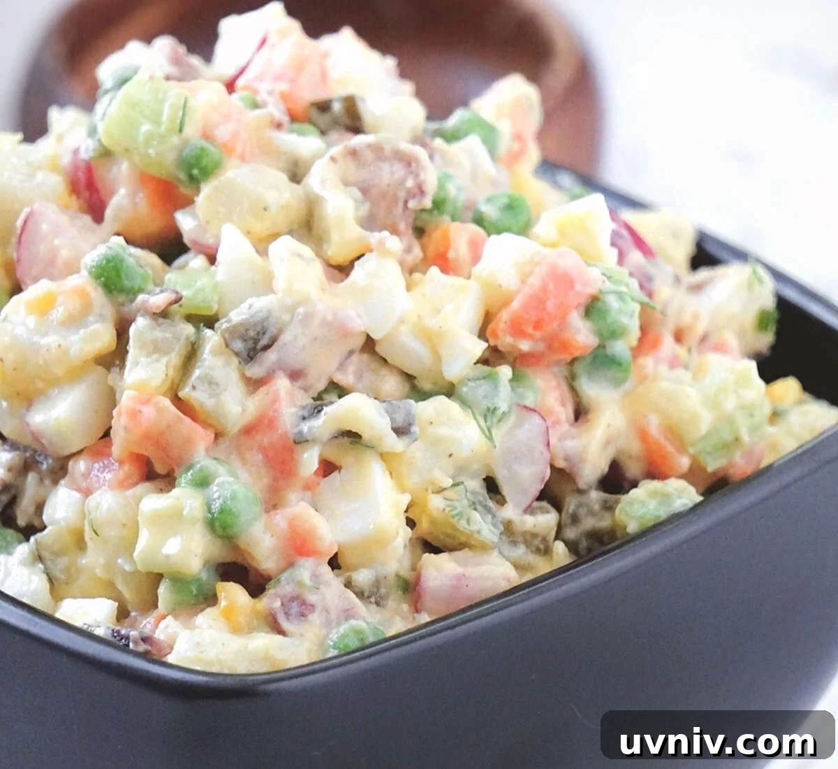 Creamy Vegan Chickpea & Cabbage Salad Recipe 7 russian potato salad olivier image