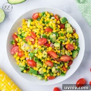 Fresh Corn and Avocado Salad with Lime and Cilantro Dressing 2 img 6619 12
