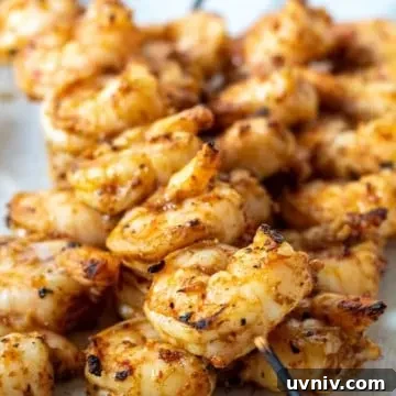 Grilled Harissa Shrimp skewers