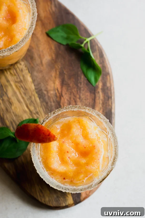 Strawberry Peach Wine Slushies Strawberry Peach Wine Slushies