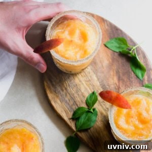 Strawberry Peach Wine Slushies Recipe — Refreshing Summer Drink 2 img 6697 8