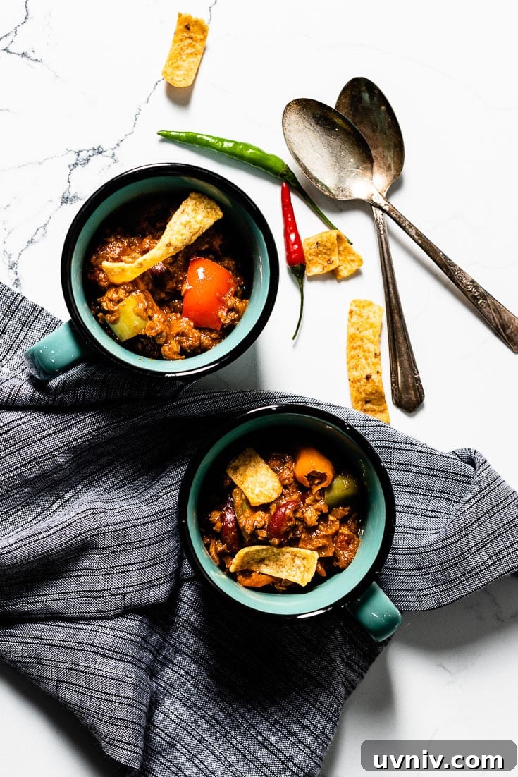 Hearty Vegetarian Chili Recipe for Flavorful Meatless Meals 6 vegetarian chili in camping cups