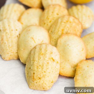 Zesty Lemon Bars: Classic Tangy Dessert Bar Recipe 22 Close-up of Lemon Madeleines on a white piece of parchment