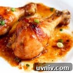 Easy Oven Baked Chicken Drumsticks (Honey Soy)