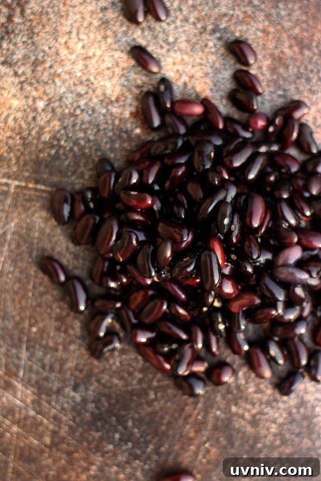 Uncooked Black Beans