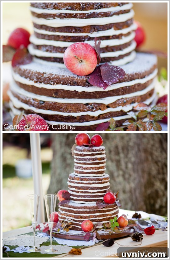 Rustic Apple Wedding Cake Rustic Apple Wedding Cake