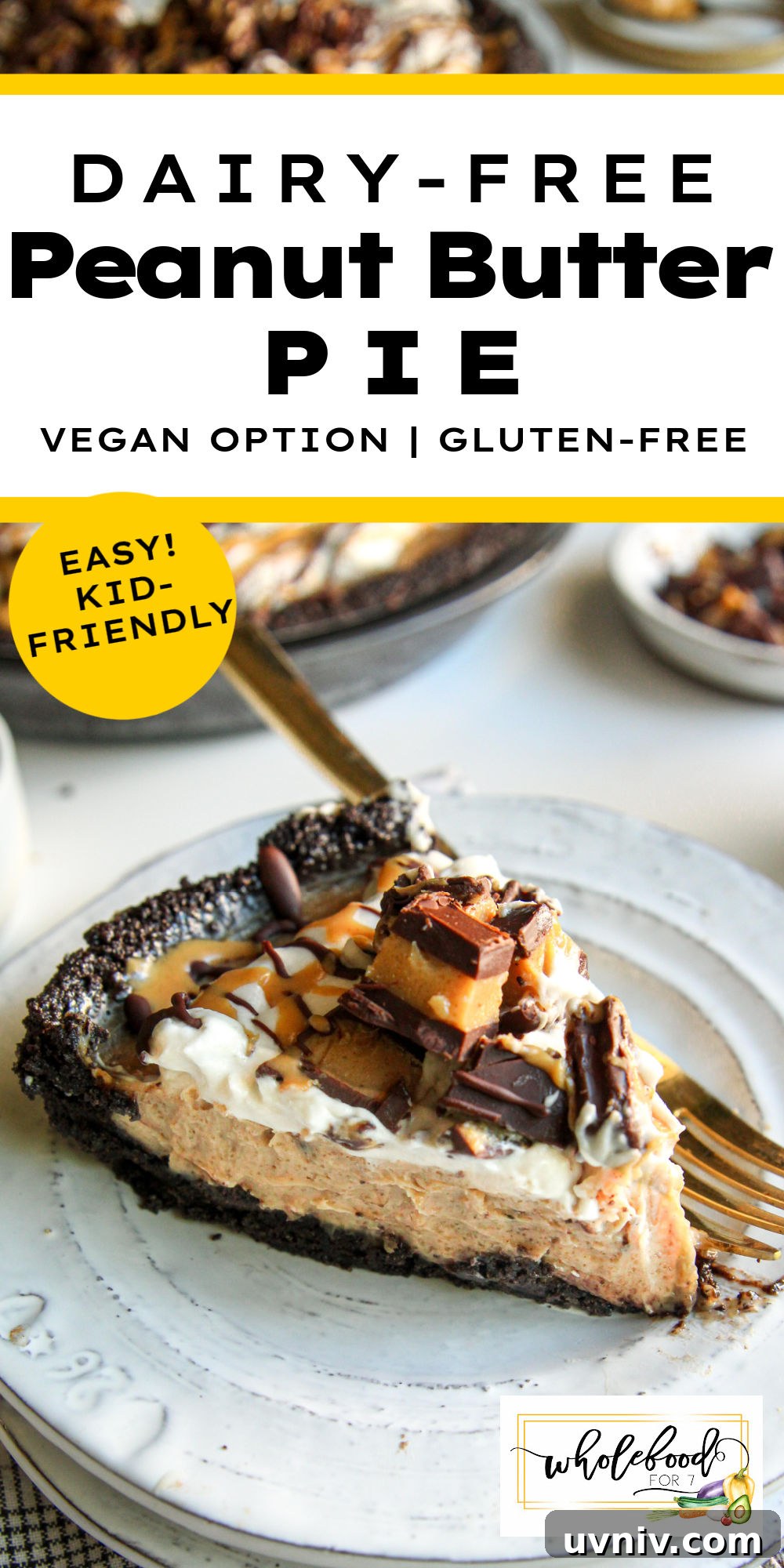 Peanut Butter Pie Recipe — Gluten & Dairy Free Delight 7 Peanut butter pie (2)